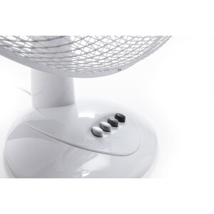 Adler AD 7304 Schreibtischventilator D40cm weiß, 90W