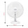 Adler AD 7304 Schreibtischventilator D40cm weiß, 90W
