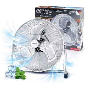 Camry CR 7306 Boden-Ventilator Chrom 55,5x19,5x53,5cm, 110W