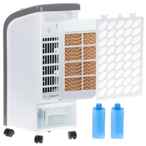 Mesko MS 7918 Klimaanlage Kühlung/Reinigung/Befeuchtung mit Räder, 4L, 350W