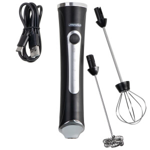 Mesko MS 4535 Wiederaufladbarer Milchaufschäumer – 2 in 1