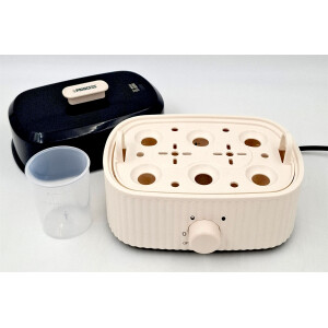 Princess 262047 Eierkocher Wave geriffeltes Design bis 6...