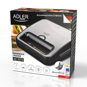 Adler AD 3079 Sandwichmaker schwarz