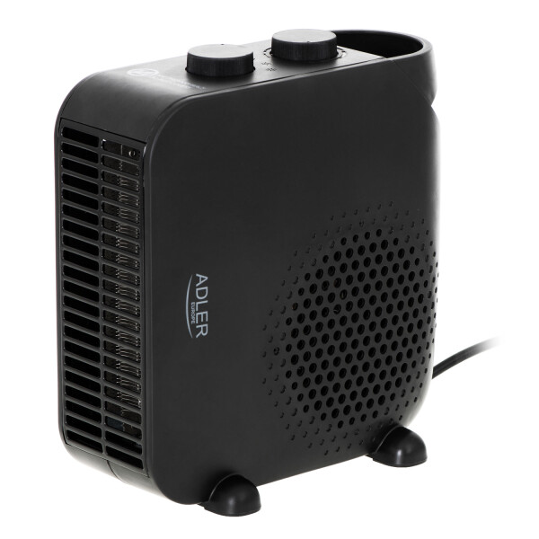 Adler Heizlüfter schwarz 1000W/2000W AD 7725b