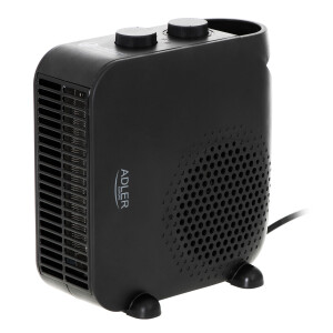 Adler Heizlüfter schwarz 1000W/2000W AD 7725b