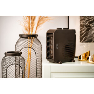 Adler Heizlüfter schwarz 1000W/2000W AD 7725b