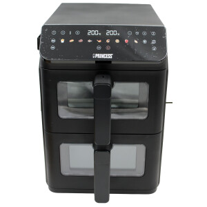 Princess 182490 Doppel-Heißluftfritteuse 2x5.6L 3000W