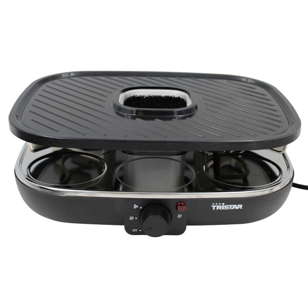 Tristar RA-2760  Raclette mit aktiver Belüftung Schwarz 1100 W