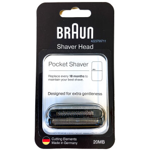 Braun 20MB Ersatzscherkopf für Braun Pocket Shaver...