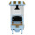Bass Polska BH 10381 Popcorn Maschine Trolley Retro hellblau