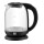 Bass Polska BH 10355 Glas-Wasserkocher 1,7L LED Temp. 60-100°C Schwarz