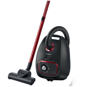 Bosch BGB41POW1 Boden-Staubsauger mit Beutel schwarz