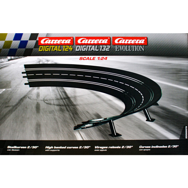 Carrera 20020575 - DIGITAL 124/132/EVOLUTION Steilkurve 2/30 Grad