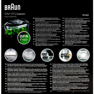 Braun FS 5100 IdentityCollection Dampfgarer schwarz